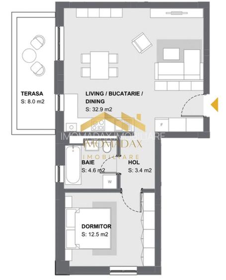 Aradului/Torontalului-2 Camere-Centrala pe Gaz - 16