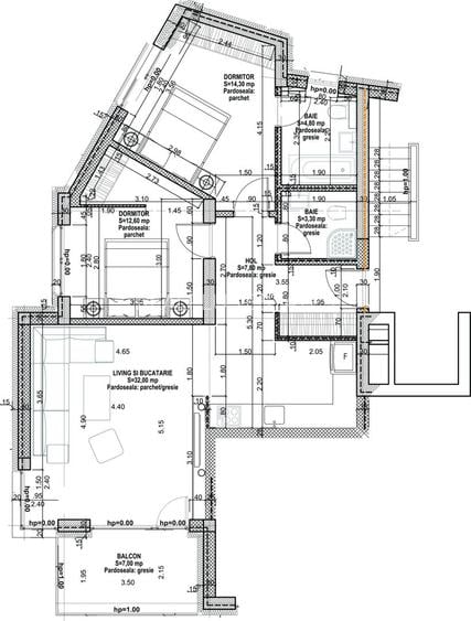 Direct dezvoltator 3 camere, etaj 1 - Mosilor - 5