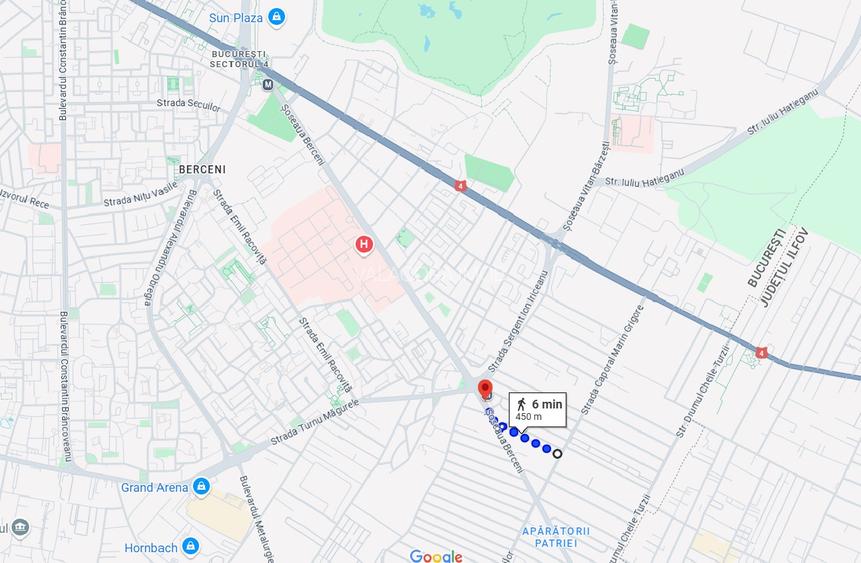 Apartament tip Studio | Apatratorii Patriei | 6 Min de metrou| parcare - 10