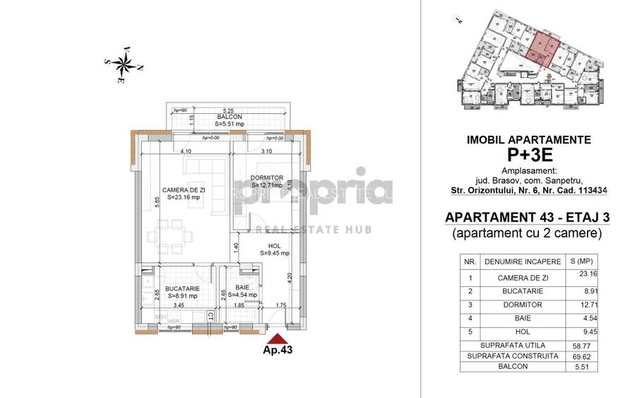 DEZVOLTATOR  Orizont Homes | Apartament 2 camere - 43 - 6