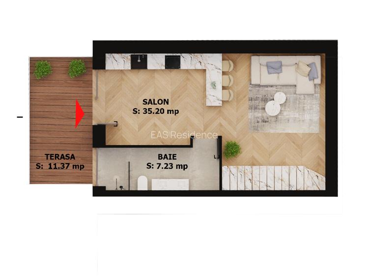 Apartament nou pe doua nivele ultracentral de vanzare, in Oradea - 3