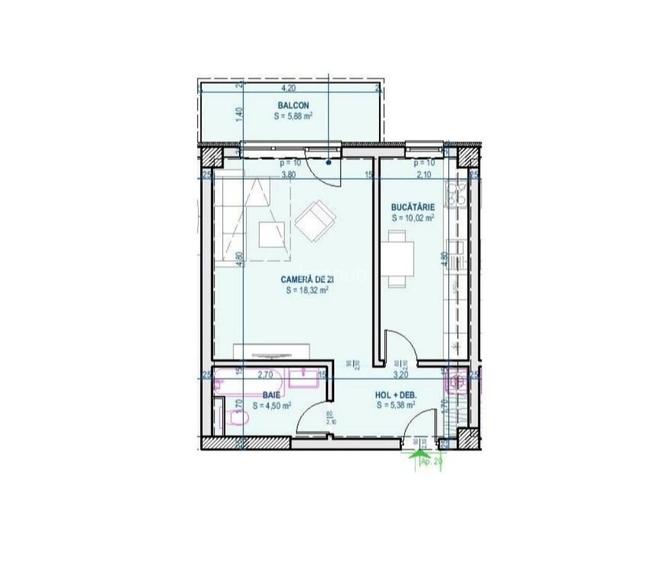 Direct Dezvoltator: Ap. langa Palas | 110.250€ +TVA | 0% Comision - 5