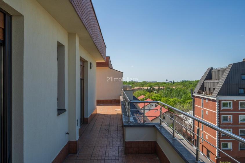 Unic pe etaj! Penthouse 5 camere, 482 mp, lift privat – Satul Francez - 49