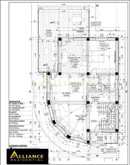 Vila excelenta- 5 camere- cartierul nou- dressing-500m de autobuz - 2