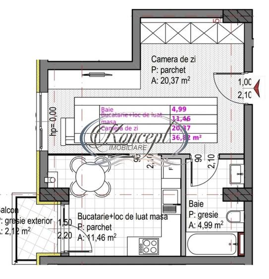 Studio ideal investitie pe strada Soporului  - 3