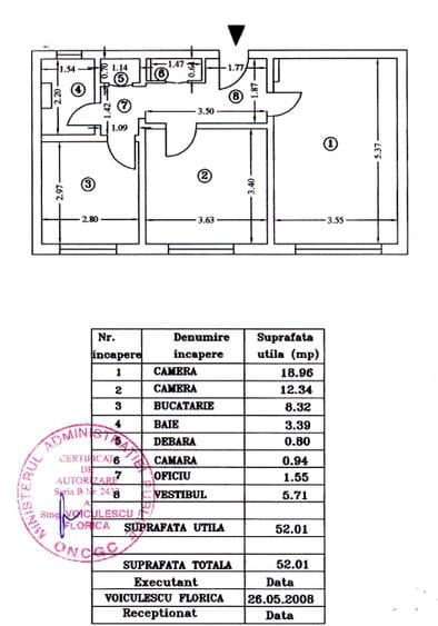 Apartament 2-3 cam. Piata Dorobanti, ideal birou, sediu firma, cabinet terapie - 10