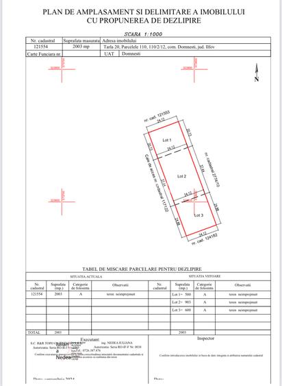 600 MP,. Primul lot la asfalt,Toate utilitatile, Strada Teiului - 2