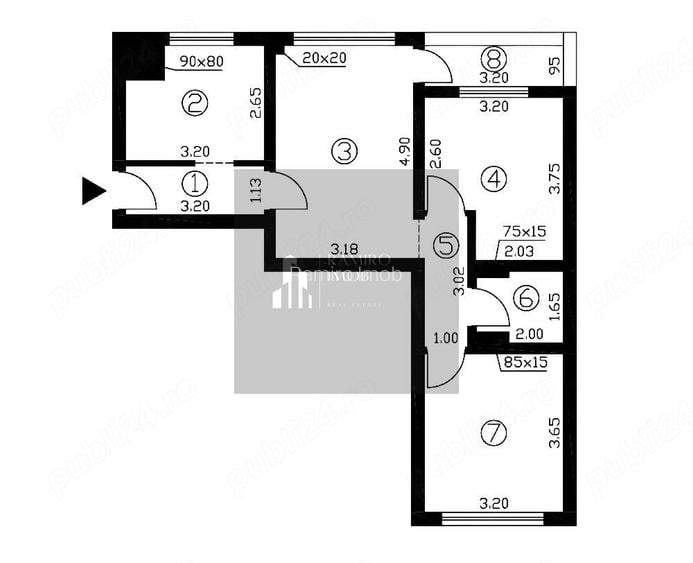 Vanzare apartament 3 camere |  Crangasi |  Prox Metrou |  Tramvai 41 - 6