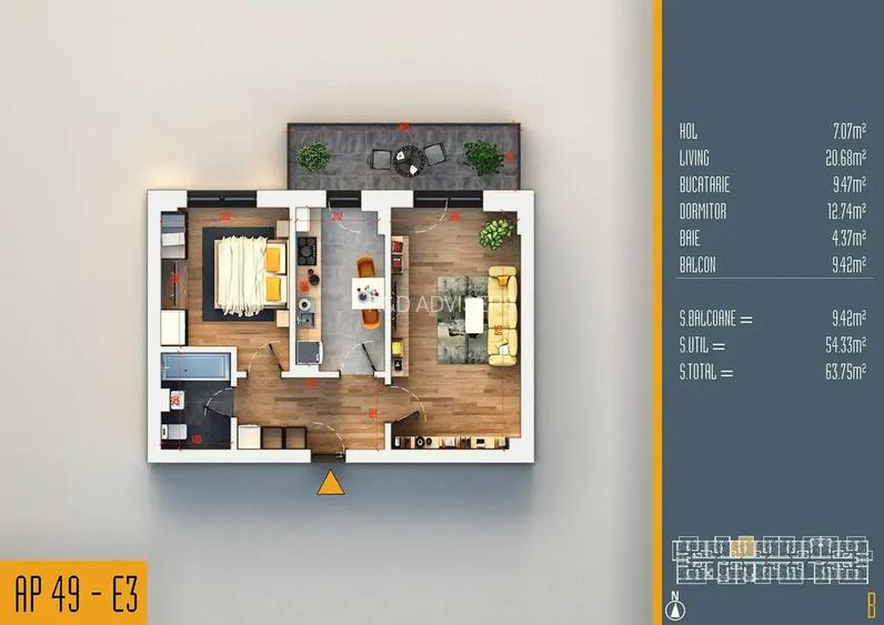 Theodor Pallady Apartament 2 camere Nicolae Teclu - 6