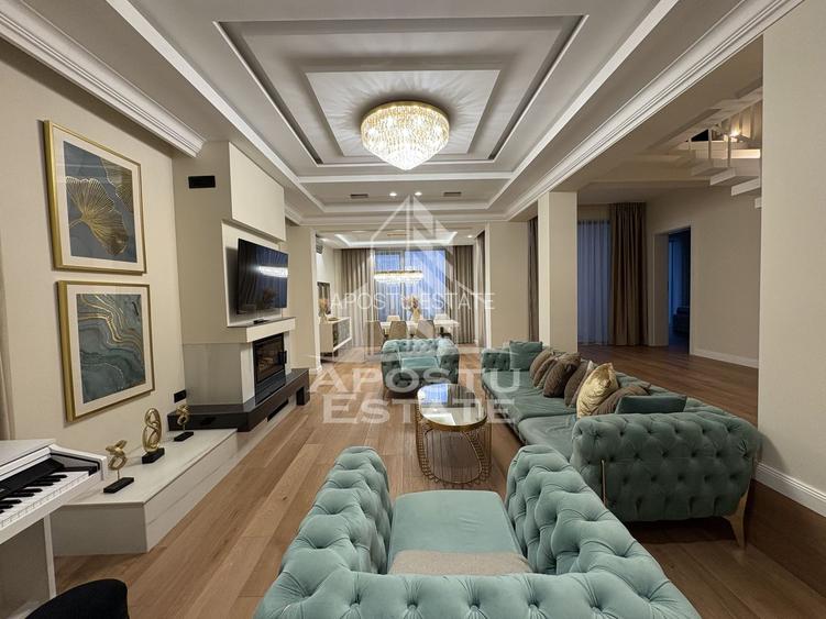 Vila de lux cu piscina incalzita de vanzare in Mosnita Noua | 4 camere - 3