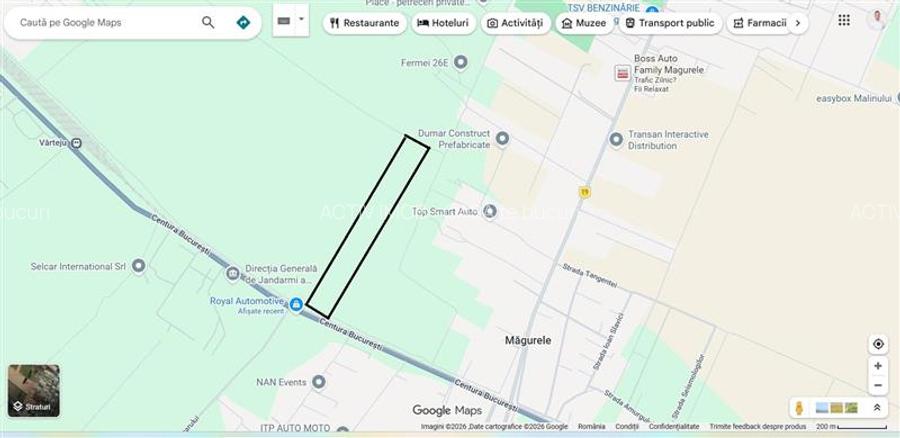 Teren industrial - 7500 mp - Magurele - 2