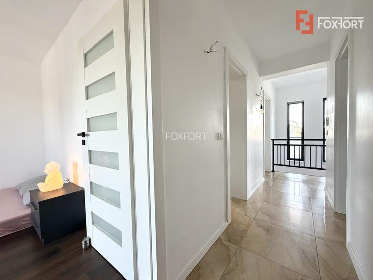 Duplex mobilat complet, 4 camere, teren 430 mp in Sanandrei - 19