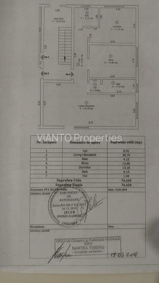 APARTAMENT 3 CAMERE RENOVAT SI CURTE 44MP | ARHITECTILOR | LOC PARCARE - 1