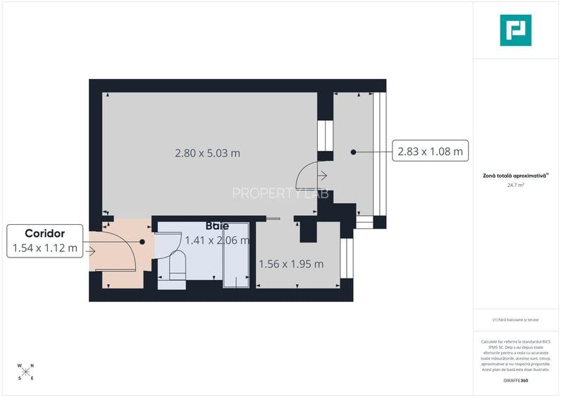 Garsonieră Confectii o cameră - 7