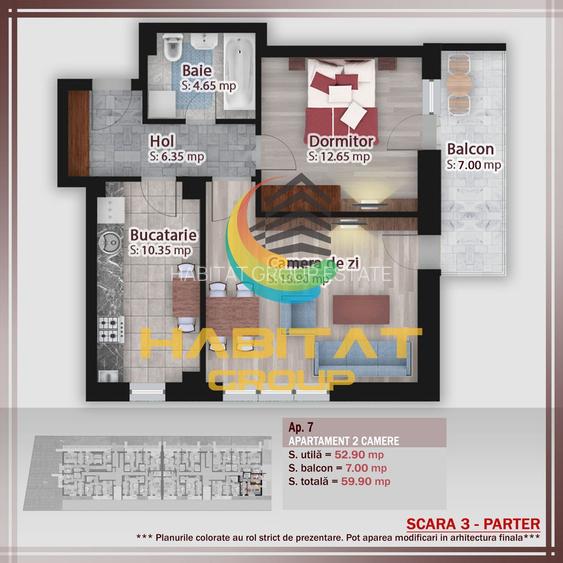 Pallady, 2 camere, 59.9 mp, confort &icirc;n noul tău cămin! - 5