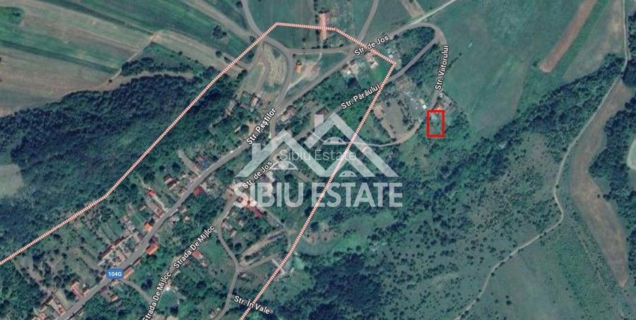 Teren constructii casa/cabana 5271 mp Valea Hrtibaciului Nucet - 2