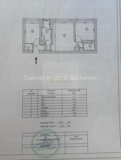 3 Camere | Etaj Intermediar | Decomandat | Creditabil | Gorjului - 1