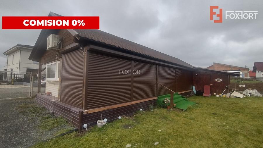 COMISION 0% Teren 859mp+Casa mobila, Sacalaz - Bransat curent si apa - 2