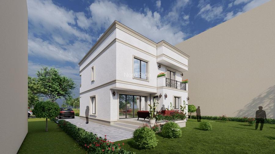 Vila Neoclasica zona CENTRALA Otopeni curte 500m2 - 7