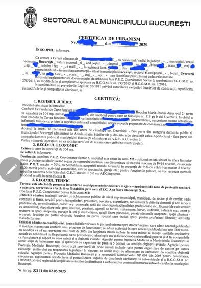 Teren intravilan 304 mp, Bulevardul Uverturii - 5