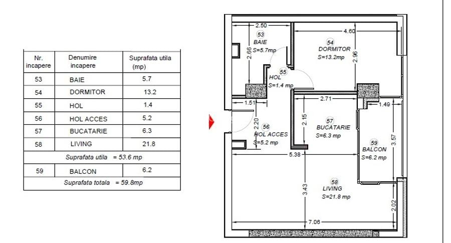 Apartament 2 camere | Etaj 1 | Alenia Botanic Park – locație premium - 3