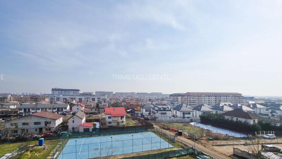 Apartament 2 camere Bragadiru Alunului, mobilat, balcon 19mp, parcare - 16