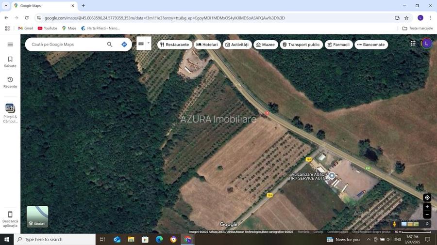 Vanzare teren 10000 mp, stradal DN 7, Moraresti - 2