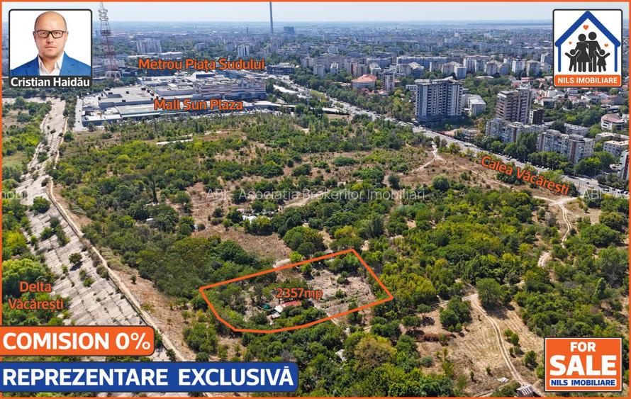 Teren 2357mp | Calea Vacaresti - Sector 4 | POT 70-80% | CUT 4,5 - 3