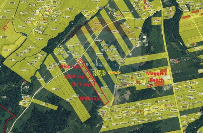 Teren 1,574mp Rasnov, Strada Valea Panicelului- varf de deal - 8