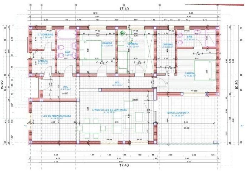 Casa individuala, 130 mp, Pompa caldura, panouri solare, COMISON 0 - 4