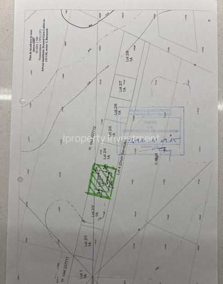 Teren Intravilan | Pallady | L1C UTR | deschidere 23 m | 400mp - 2