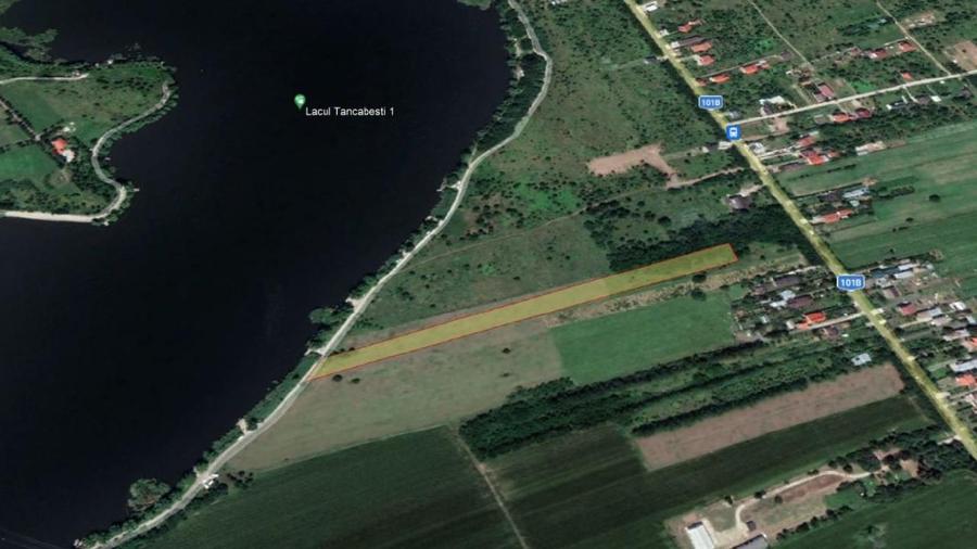 TANCABESTI, Teren La Lac, 10,500 MP- front 30 ML