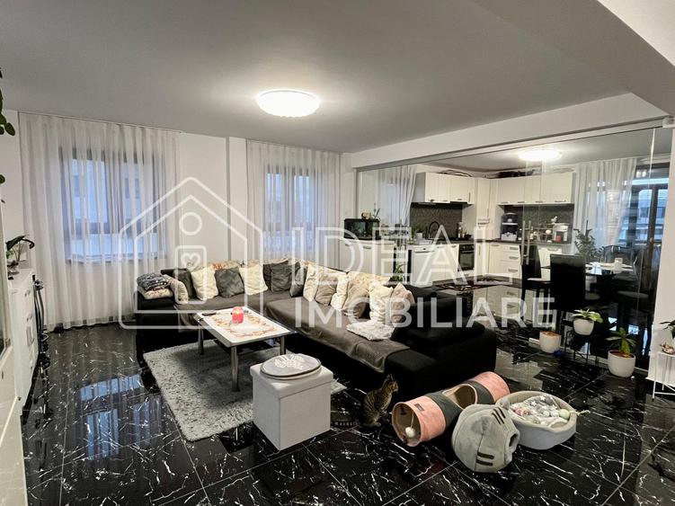 Penthouse cu 4 camere si terasa, complet Mobilat, zona Doamna Stanca