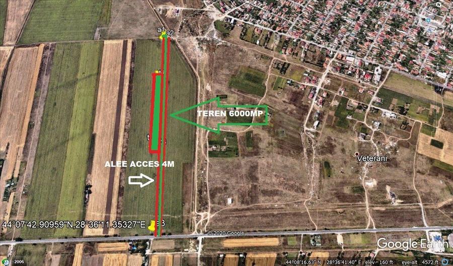 Extravilan Constanta Km5 - teren 6000mp ideal investitie