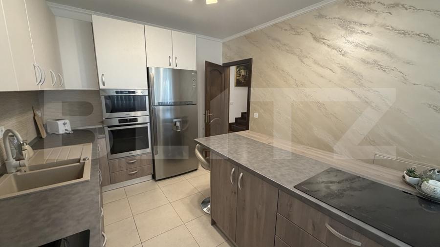 Duplex 3 dormitoare, 120 mp, mobilat și utilat, teren 500 mp, Dealul Furcilor