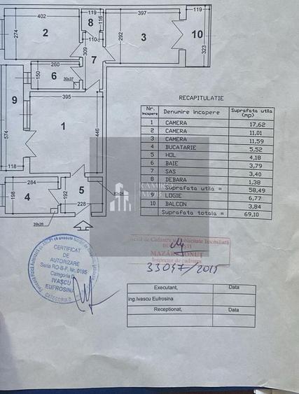 Stradal 3 camere Alexandru Obregia 2 balcoane Bloc Anvelopat