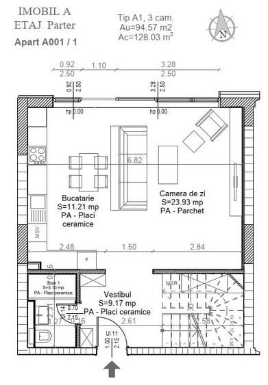3 camere duplex Pipera | grădină proprie | 94 mp | proiect premiu