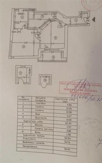 Vanzare apartament 2 camere cu centrala Armeneasca/Mosilor