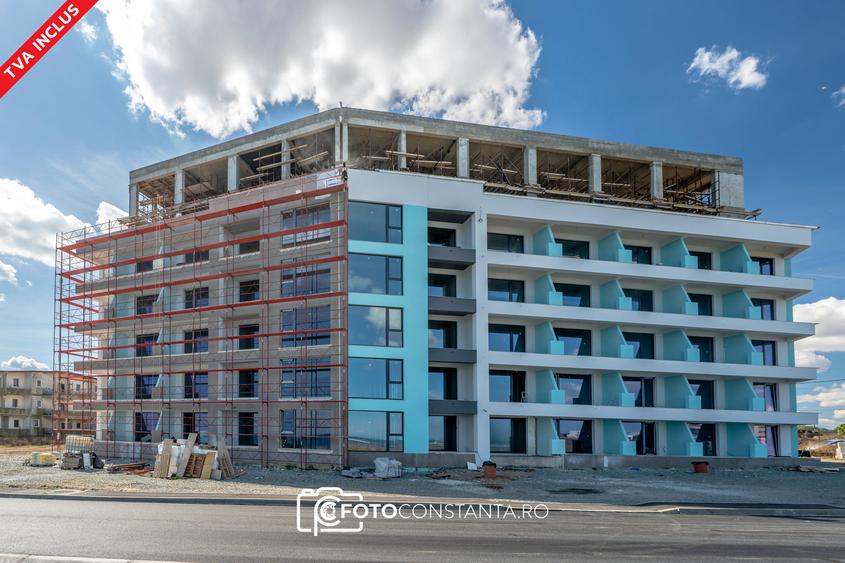 ✅Prima linie la mare: Apartament 2 camere la cheie | proiect premium Costinești