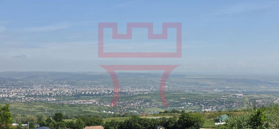 Teren Feleacu  2.800mp parcelabil 4 unitati utilitati asfalt panorama