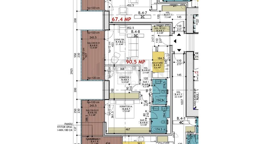 REA1024482 Apartament High End 3 Camere I One Verdi Park I Zona Floreasca