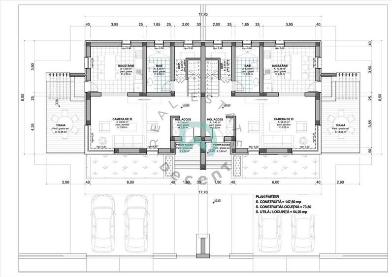 Case noi tip duplex, Ghimbav