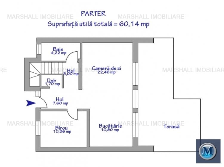 Vila cu 5 camere de vanzare in Bucov, 124.17 mp #15008