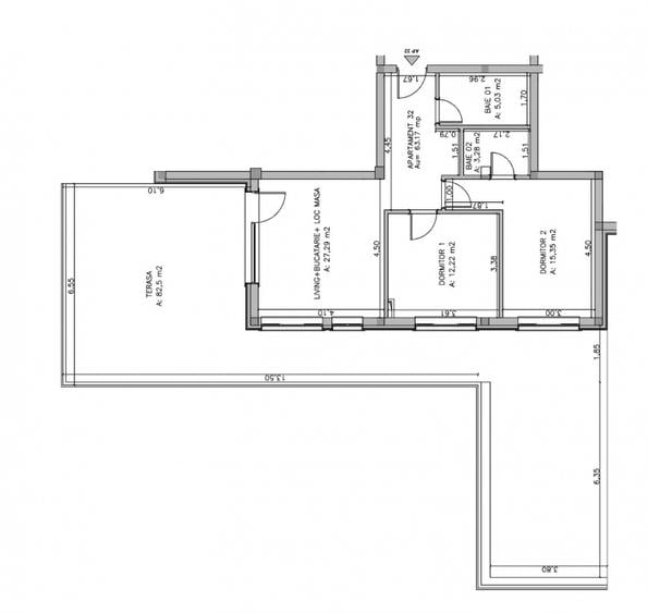 Apartament deosebit, terasa cu vedere spre padurea Faget, zona Vivo