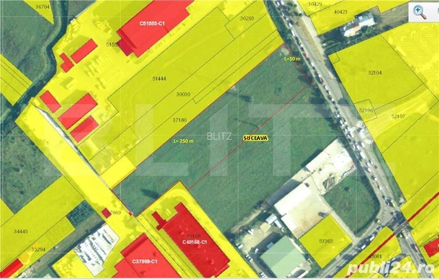 Teren intravilan de 12.478 mp in Itcani, PARCELABIL - 2