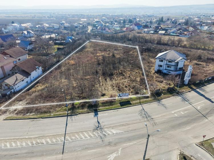Teren 4,818 mp la strada principala in Gheraiesti Bacau