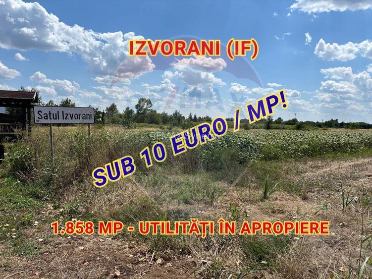 Oportunitate Izvorani (IF) 1.858 mp lângă Pădurea Snagov. Acces Rapid! - 2