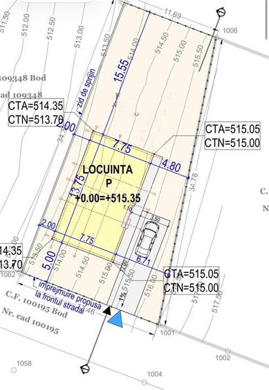 Casa la rosu, plan parter, 97mp utili, 3 dormitoare, 2 bai, central Bod, Brasov - 6