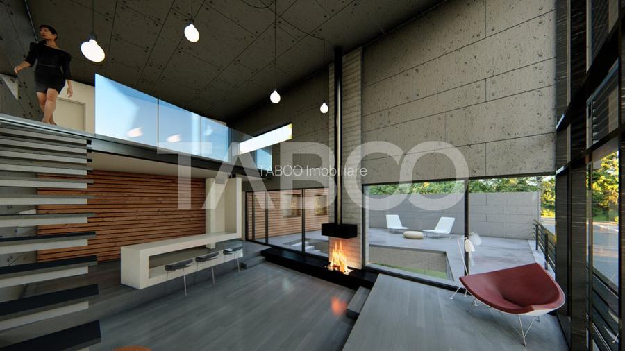 Casa individuala de vanzare cu terasa teren 320 mp zona Centrala Sibiu - 2