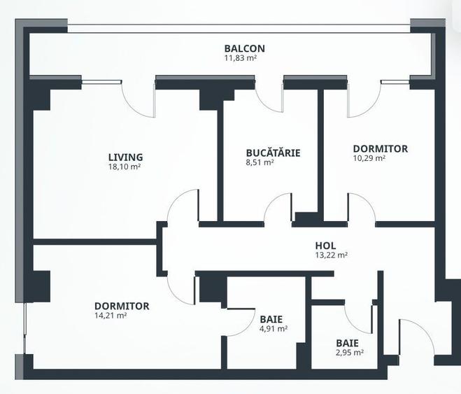 Apartament 3CD, 156190euro+TVA